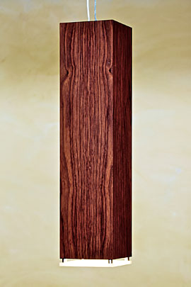 Holzlampe